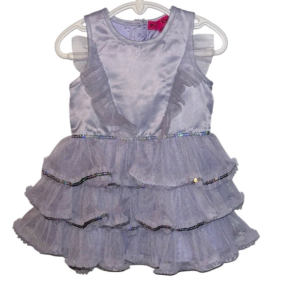 Other - Charming Lavender Ruffle formal Dress in with sequins size 18 months